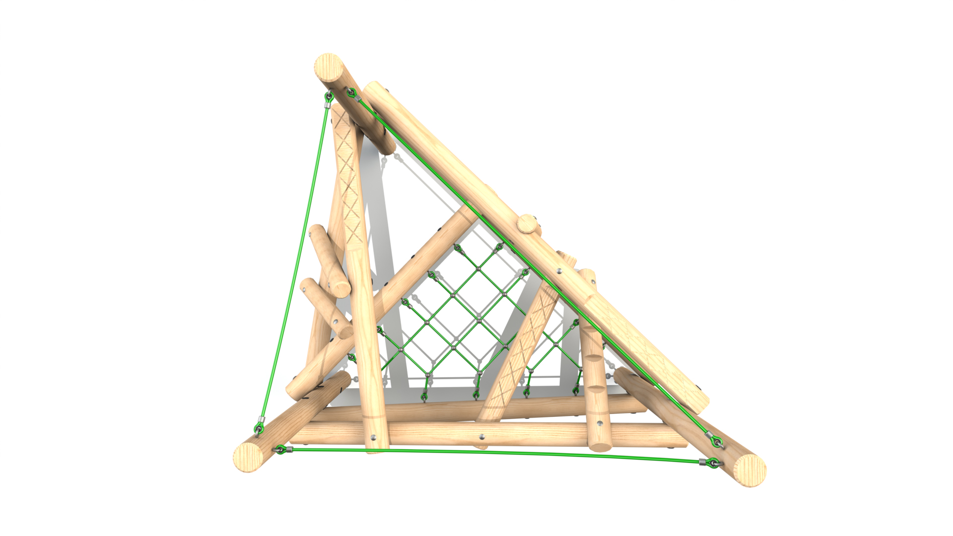 Clamber Stack 1 Timber Climbing Frame