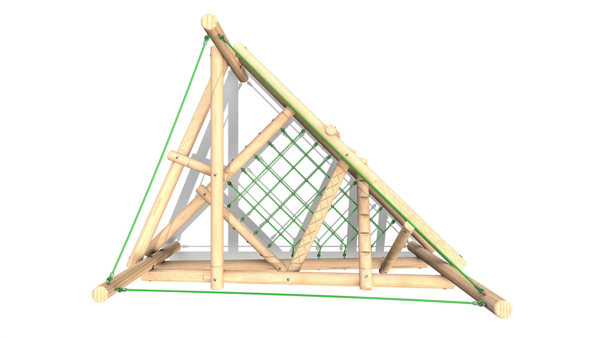 Clamber Stack 2 Timber Climbing Frame