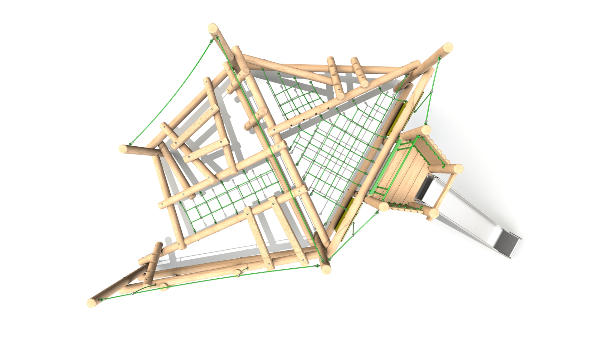 Clamber Stack 5 Climbing Frame with Slide
