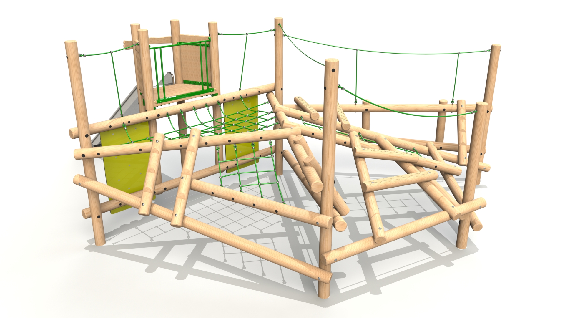 Clamber Stack 5 Climbing Frame with Slide
