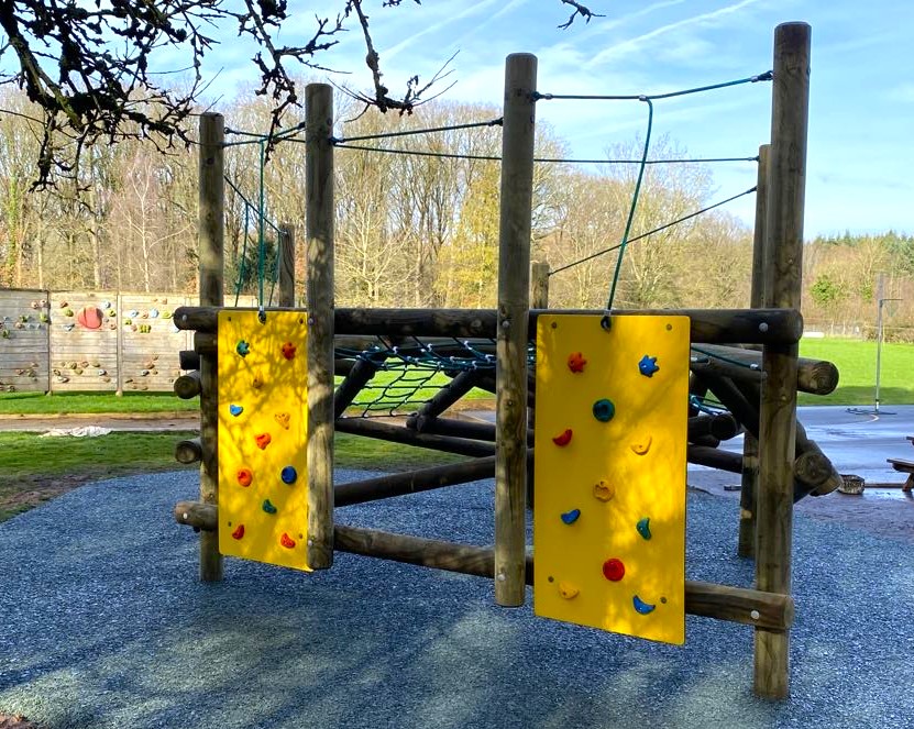 Clamber Stack 5 Timber Climbing Frame