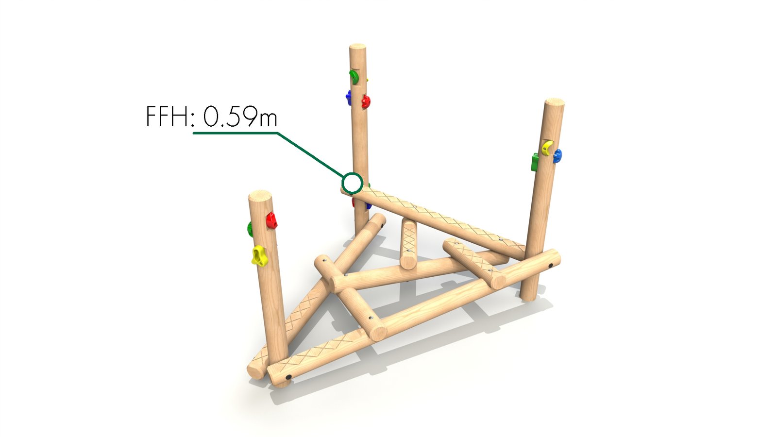 Clamber Stack Piccolo Climbing Frame
