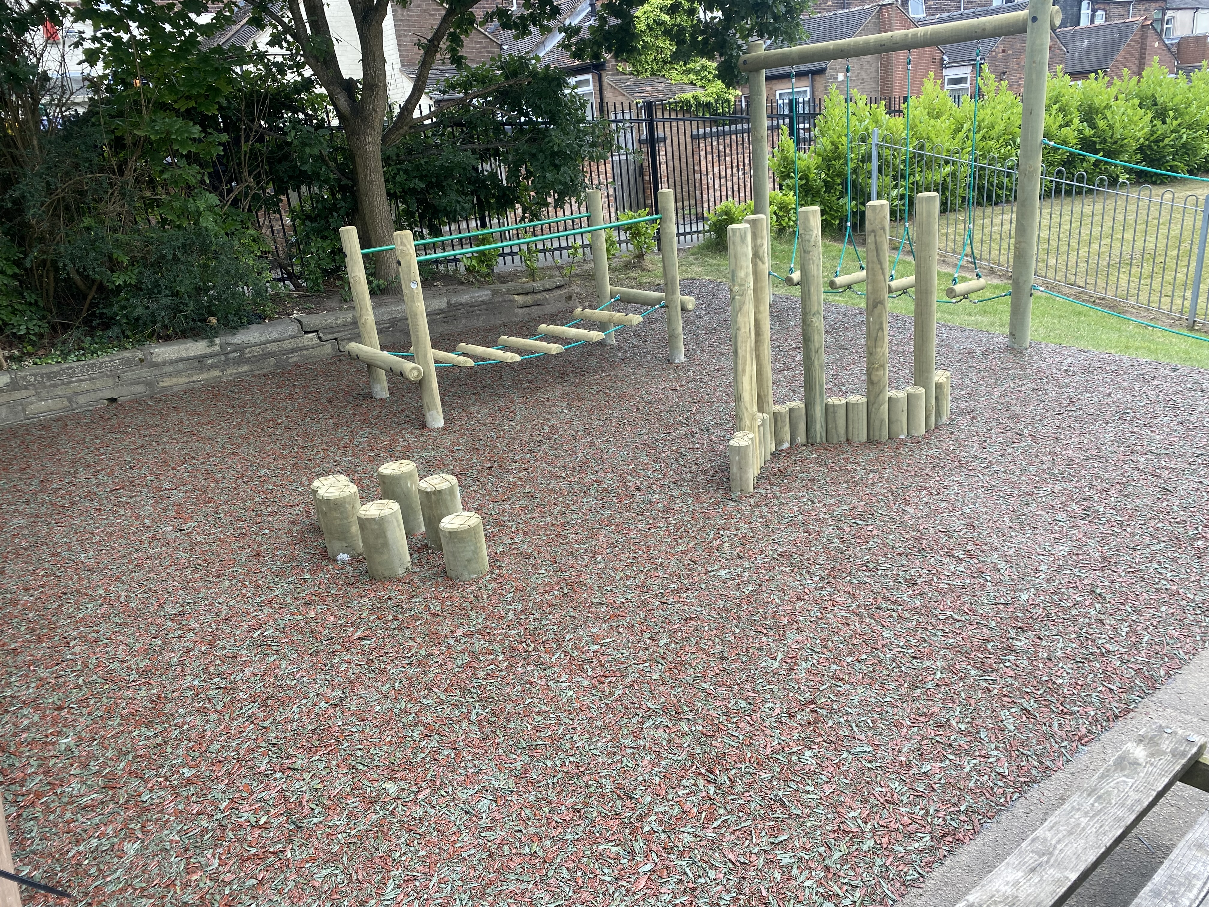 Resin Bound Rubber Mulch