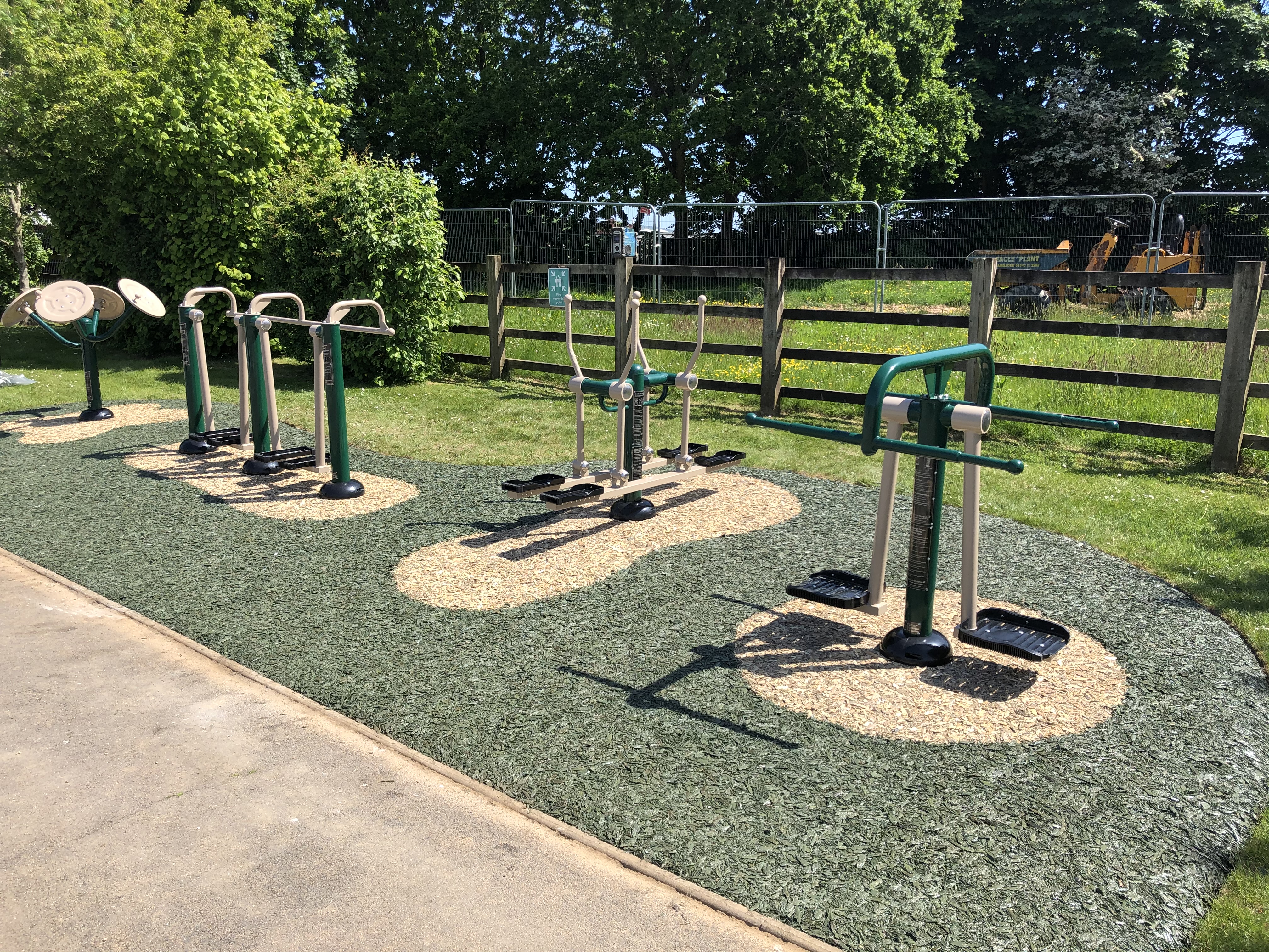 Resin Bound Rubber Mulch