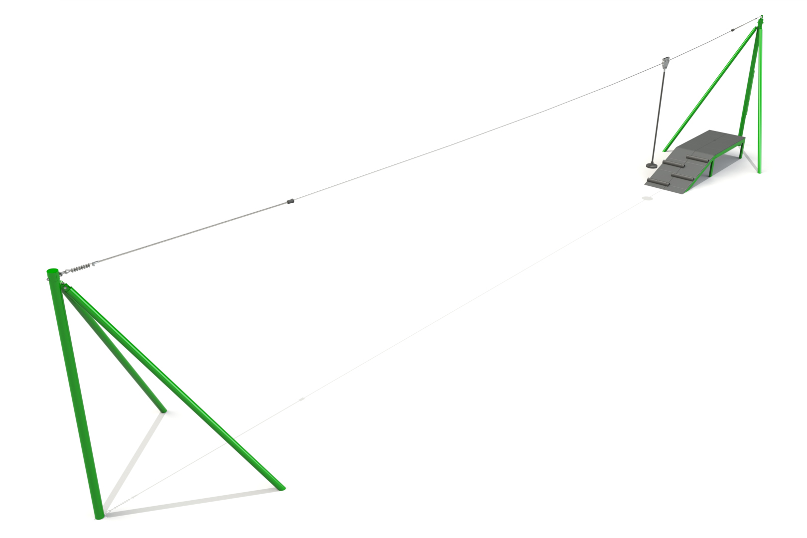 Zip Line/Aerial Runway - 1 Deck & Ramp